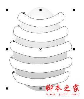 coreldraw绘制简单削皮效果的方法(图文教程)