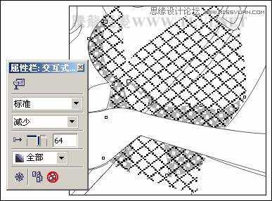 CorelDRAW绘制半调图案背景前的摩登少女