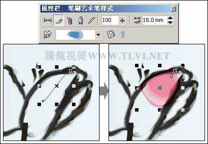 CDR绘制一幅中国风写意水墨画