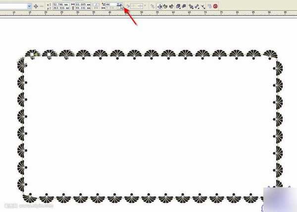 CorelDRAW简单绘制漂亮的花纹边框技巧介绍