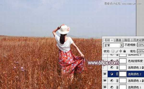 使用Photoshop调出逆光紫色效果的外景人像图文教程