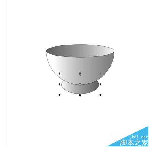 CorelDRAW怎么画一个素描的碗?  cdr素描碗的绘图方法