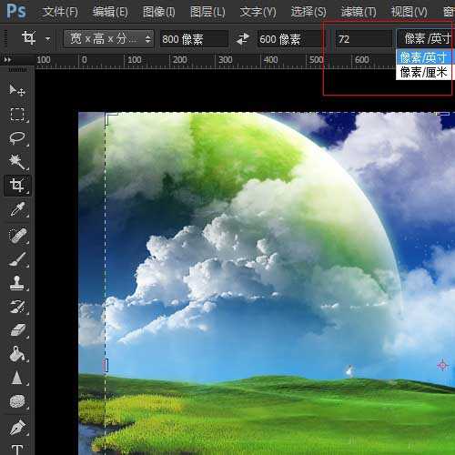 photoshop如何自定裁剪的比例和尺寸大小?