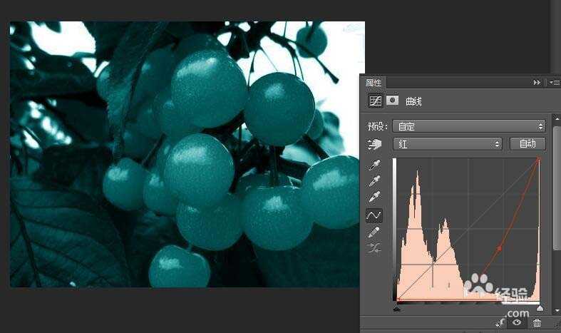 ps曲线工具怎么调色?