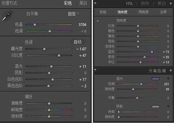 ps怎么给水中的模特调色成梦幻蓝的效果?