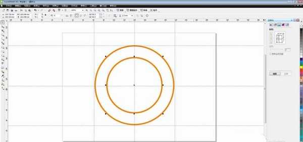 cdr怎么绘制漂亮的同心圆?