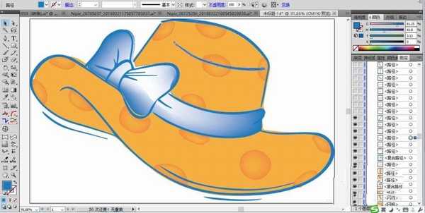 ai怎么设计大大的沙滩帽? ai画女士帽子的教程